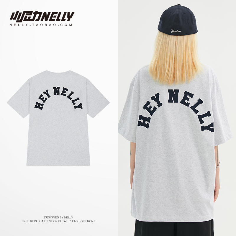 เสื้อยืดคอกลม ผู้ชาย เสื้อยืดผู้ชายเกาหลี เสื้อยืดเกาหลี แบรนด์ NELLY