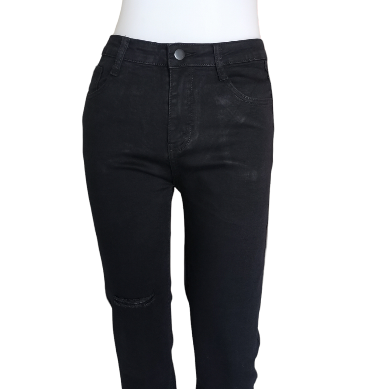 Jeans324 กางเกงยีนส์ขายาวสีดำ แฟชั่นนำเข้าเกรดพรีเมียม ผ้ายีนส์แท้ยีนส์ยืดนิ่ม ผ้านุ่มน่าใส่ทรงสวยงานดี แมทช์กับอะไรก็เข้า