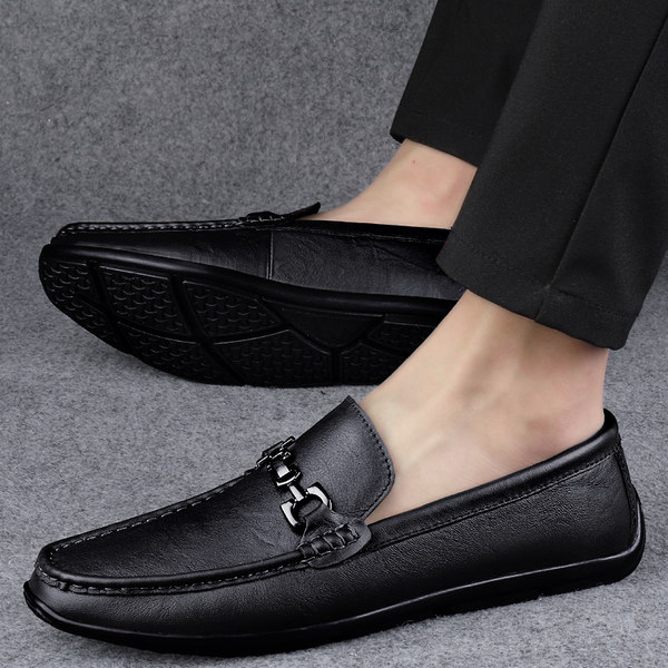 รองเท้าหนังผู้ชาย มีไซส์39-44 รองเท้าโลฟเฟอร์ชาย Slip-On Shoes