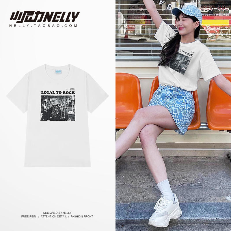 เสื้อยืดคอกลม ผู้ชาย เสื้อยืดผู้ชายเกาหลี เสื้อยืดเกาหลี แบรนด์ NELLY
