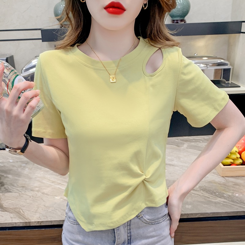 เสื้อผ้าวัยรุ่นเกาหลี เสื้อยืดวัยรุ่นผู้หญิง มีขนาด S M L XL