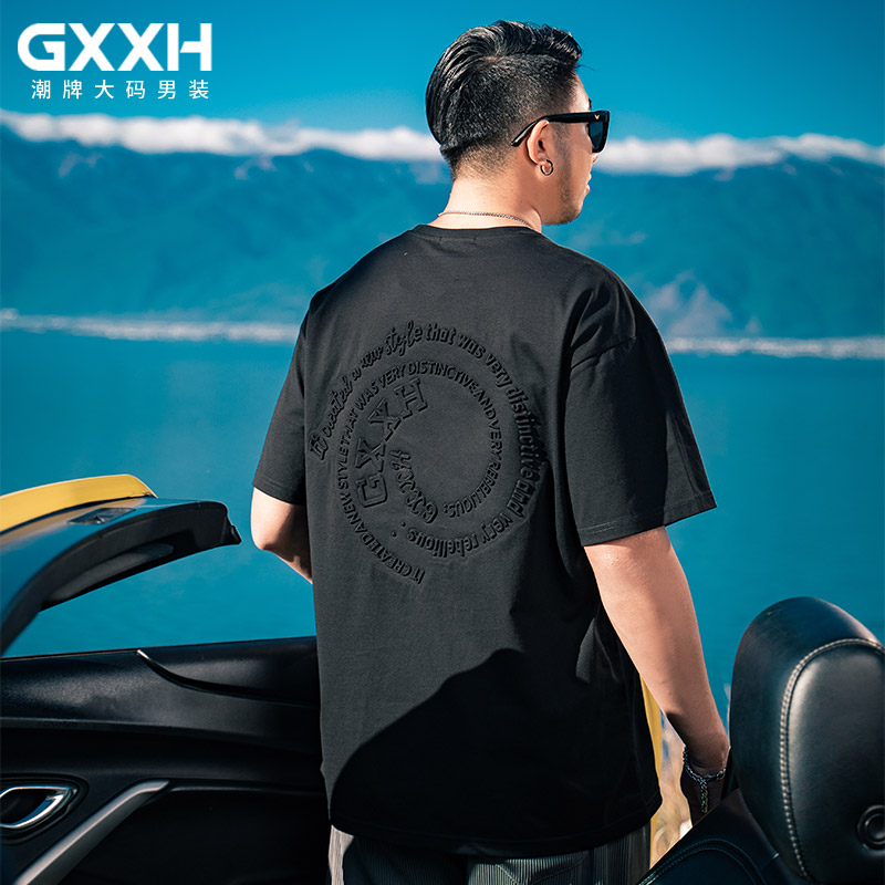เสื้อยืดผู้ชายอ้วน S-5XL(อกเสื้อ39-51นิ้ว)