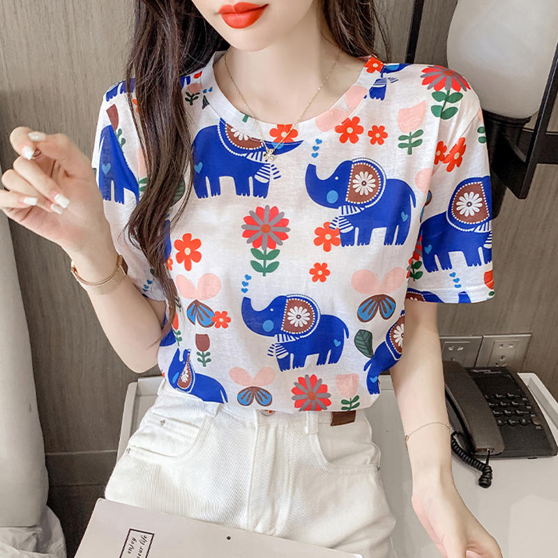 เสื้อยืดวัยรุ่น ลายน่ารัก