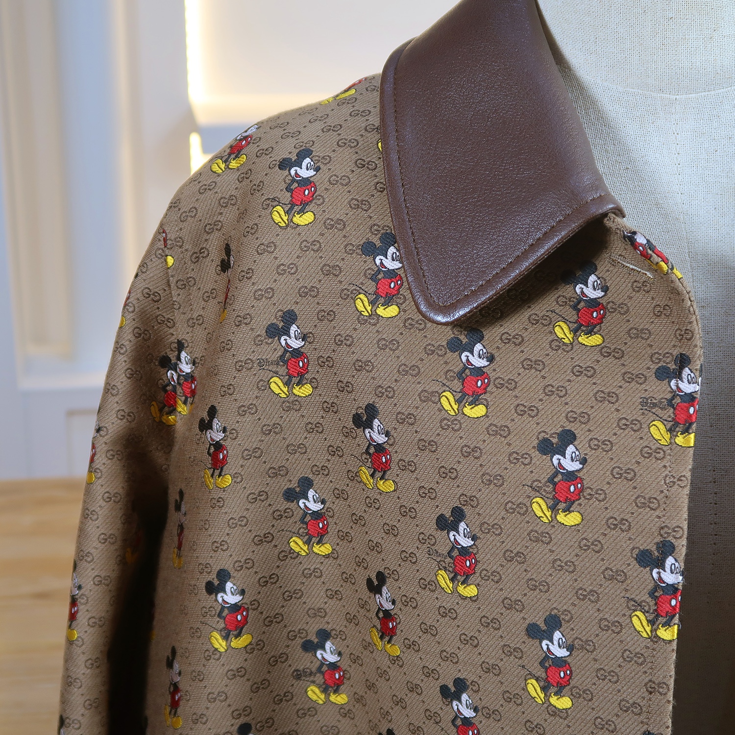 Gucci X Disney GG/Mickey Mouse Oversized Jacket Size 42
