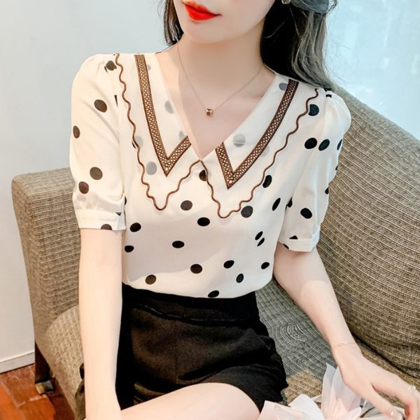 เสื้อชีฟองเกาหลี เสื้อชีฟองสวยๆ