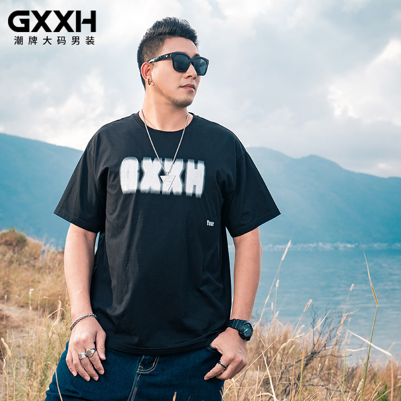 เสื้อยืดผู้ชายอ้วน S-5XL(อกเสื้อ39-51นิ้ว)