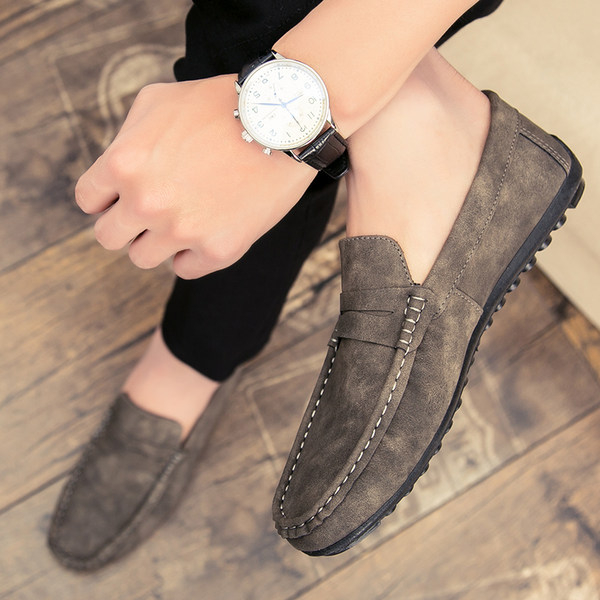 รองเท้าหนังผู้ชาย มีไซส์39-44 รองเท้าโลฟเฟอร์ชาย Slip-On Shoes