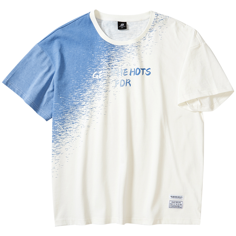 เสื้อยืดผู้ชายอ้วน S-5XL(อกเสื้อ39-51นิ้ว)