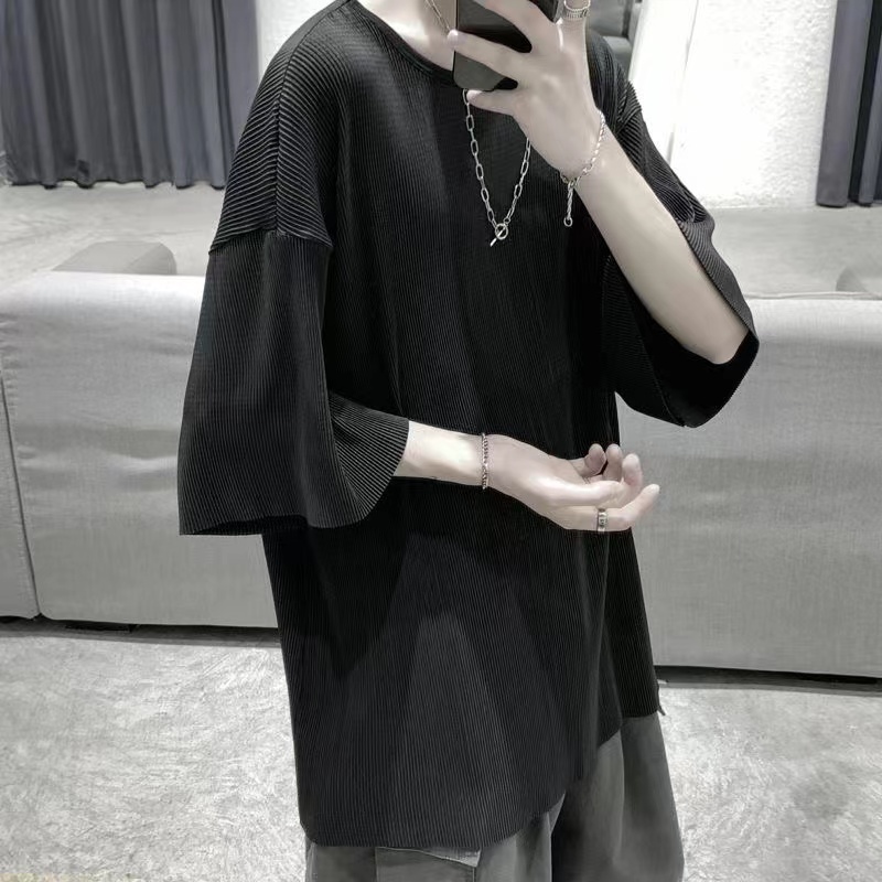 เสื้อยืดผู้ชายอ้วน S-5XL(อกเสื้อ39-51นิ้ว)