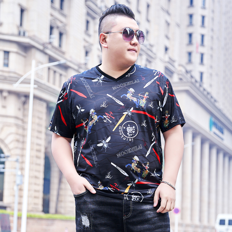 เสื้อยืดผู้ชายอ้วน S-5XL(อกเสื้อ39-51นิ้ว)