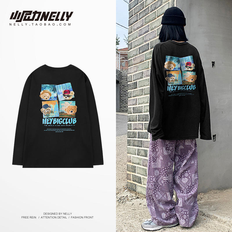 เสื้อยืดคอกลม ผู้ชาย เสื้อยืดผู้ชายเกาหลี เสื้อยืดเกาหลี แบรนด์ NELLY
