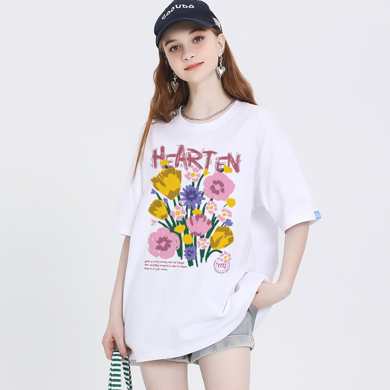เสื้อผ้าวัยรุ่นเกาหลี เสื้อยืดวัยรุ่นผู้หญิง มีขนาด S M L XL