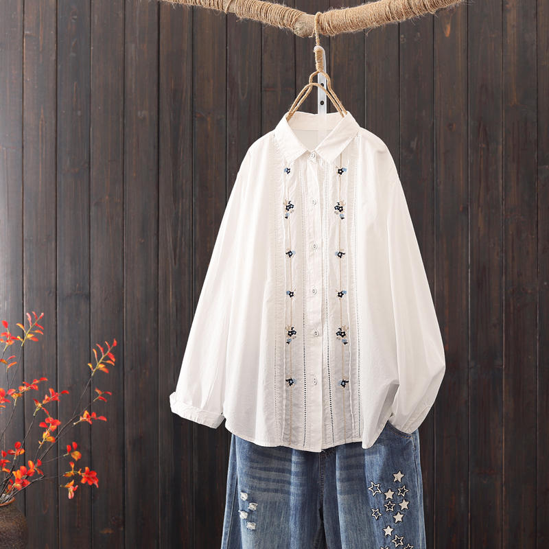 แบบเสื้อสวยๆ เสื้อผ้าฝ้ายลินิน เสื้อเชิ้ตผ้าลินิน