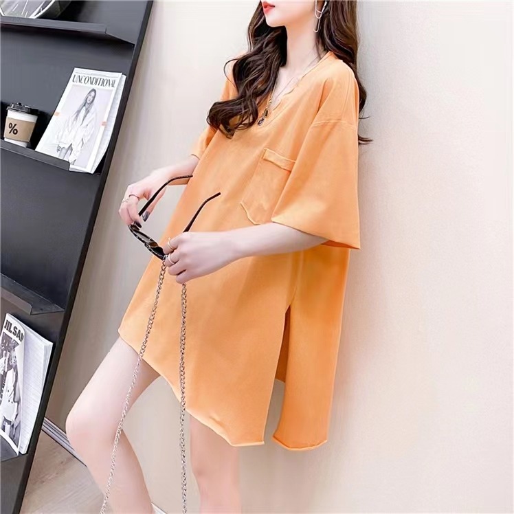 เสื้อยืดคนอ้วนแบบโอเวอร์ไซส์แบบ ulzzang fashion สนใจทักแชท