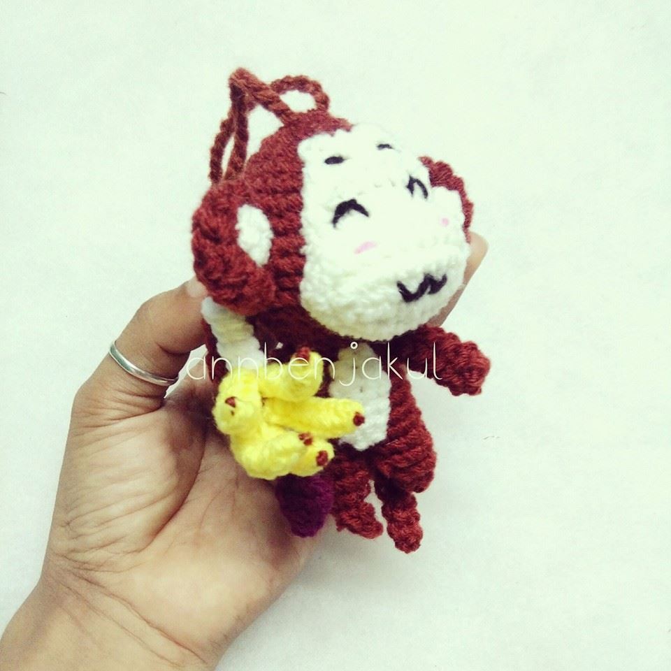 ที่ห้อยกระเป๋าลิง ขนาด4 นิ้ว