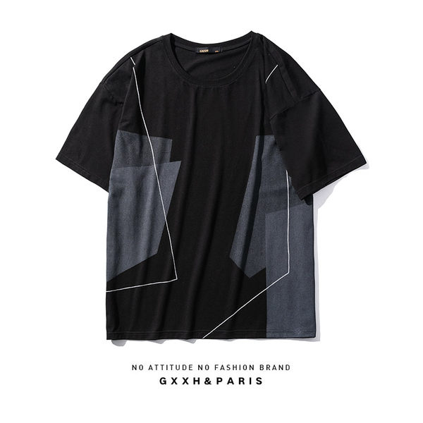 เสื้อยืดผู้ชายอ้วน S-5XL(อกเสื้อ39-51นิ้ว)
