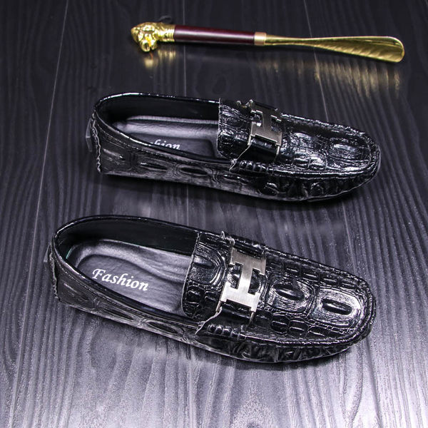 รองเท้าหนังผู้ชาย มีไซส์39-44 รองเท้าโลฟเฟอร์ชาย Slip-On Shoes