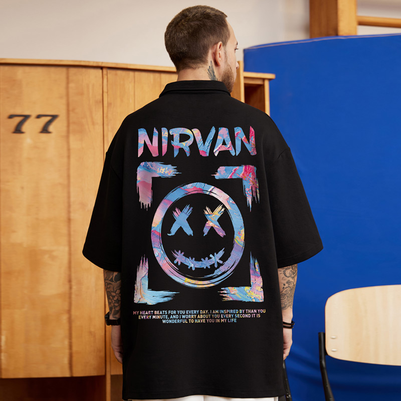 เสื้อยืดผู้ชายอ้วน S-5XL(อกเสื้อ39-51นิ้ว)