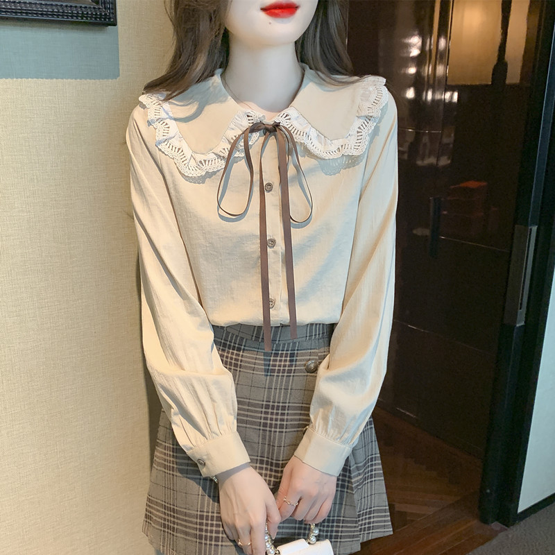 เสื้อเชิ้ตผู้หญิงแขนยาว เสื้อเชิ้ตผู้หญิงใส่ทํางาน 390 บาทต่อชิ้น ฟรีค่าจัดส่ง