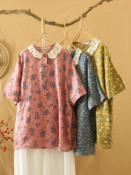 เสื้อลินิน เสื้อผ้าฝ้ายลินิน เสื้อเชิ้ตผ้าลินิน