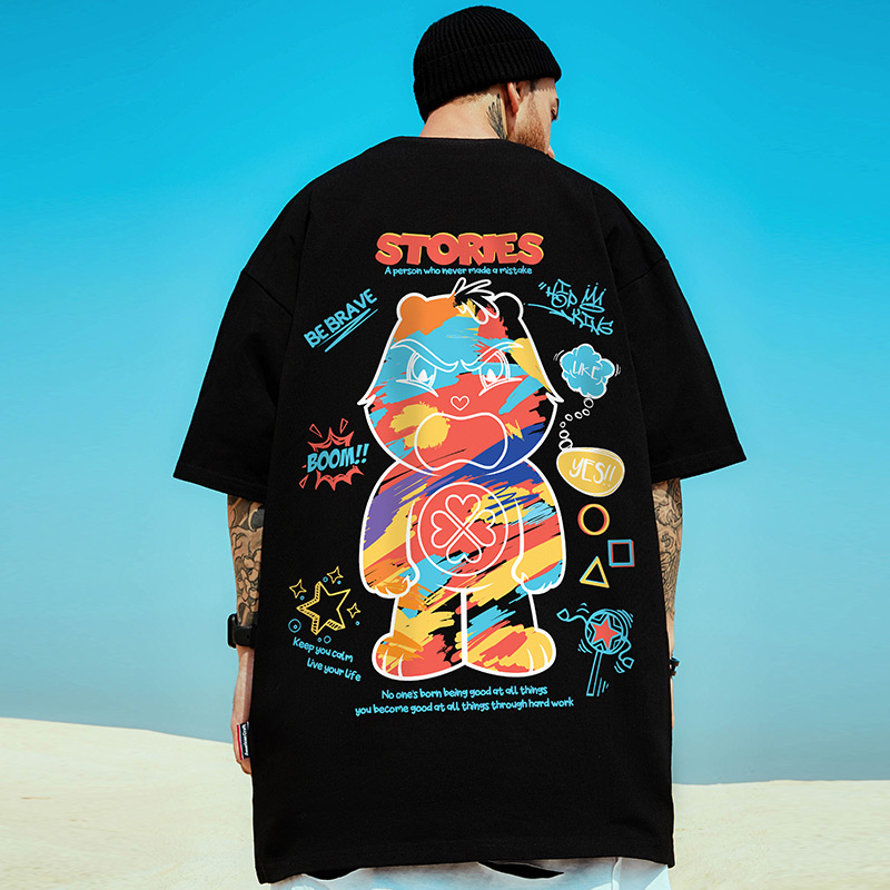 เสื้อยืดผู้ชายอ้วน S-5XL(อกเสื้อ39-51นิ้ว)