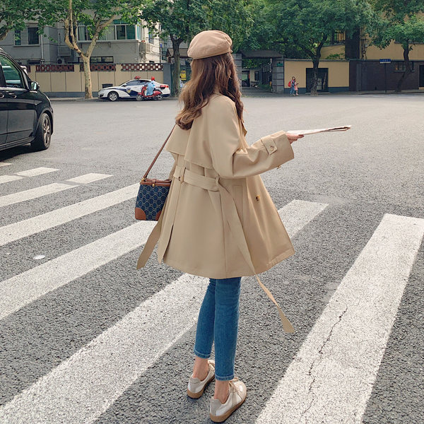 เสื้อโค้ท เสื้อโค้ทกันหนาว เสื้อโค้ทใส่เที่ยวต่างประเทศ ยี่ห้อ: Qianziqian