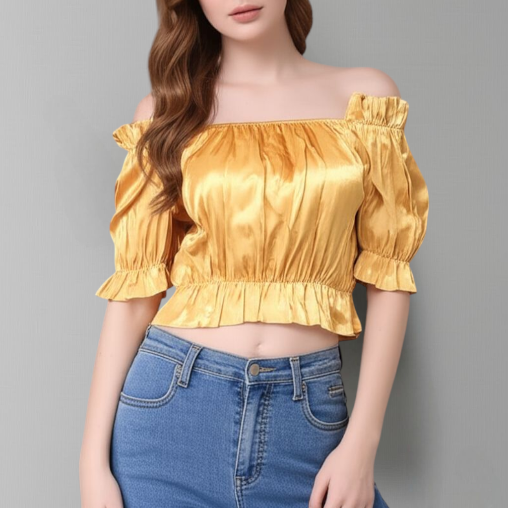 Blouse3892 รวมแบบเสื้อแฟชั่นวัยรุ่น เสื้อครอป เสื้อปาดไหล่ เสื้อสม็อค เสื้อรูดหน้า ผ้าไหมอิตาลี ผ้าชีฟอง งานแฟชั่นประตูน้ำ