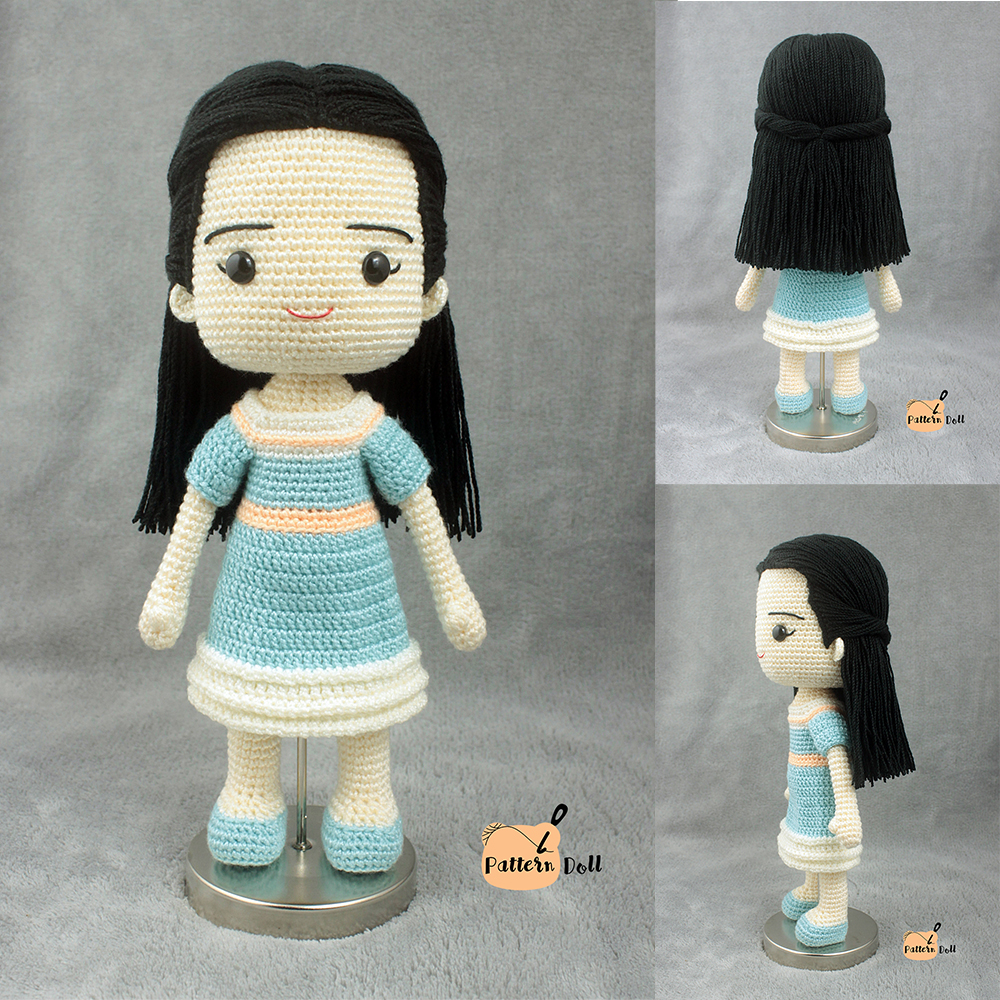 ตุ๊กตาถักชุดคุณครู