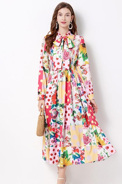 ชุดเดรสยาวสวยๆ ชุดเดรสยาวใส่สบาย ใส่ทำงาน