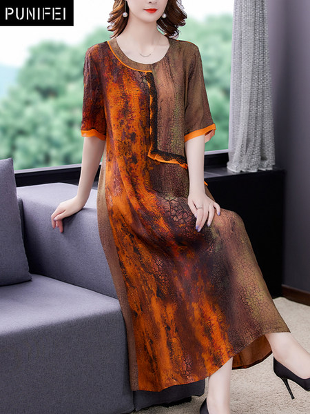เดรสวัยผู้ใหญ่40-60ปี เดรสคุณแม่ ชุดเดรสทำงานวัยผู้ใหญ่ แบรนด์ MAMA DRESS