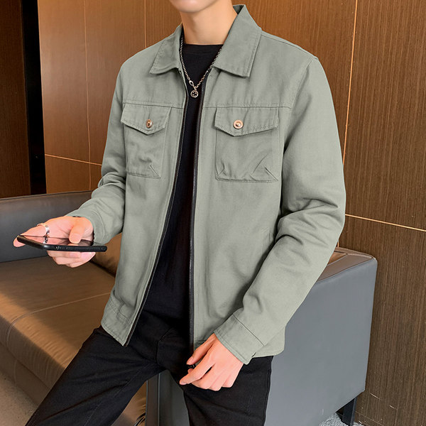 เสื้อแจ็คเก็ตเบสบอล เสื้อคลุม เสื้อแขนยาวสไตล์เกาหลี