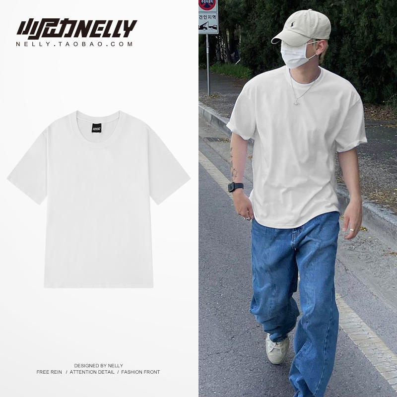เสื้อยืดคอกลม ผู้ชาย เสื้อยืดผู้ชายเกาหลี เสื้อยืดเกาหลี แบรนด์ NELLY