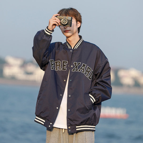 เสื้อแจ็คเก็ตเบสบอล เสื้อคลุม เสื้อแขนยาวสไตล์เกาหลี