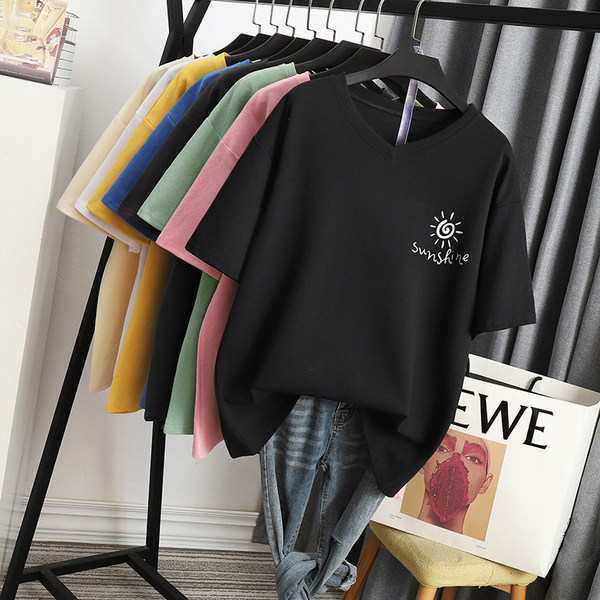 เสื้อโอเวอร์ไซส์เกาหลี เสื้อยืดพลัสไซส์ เสื้อยืดคนอ้วน เสื้อยืดโอเวอร์ไซส์ผู้หญิง