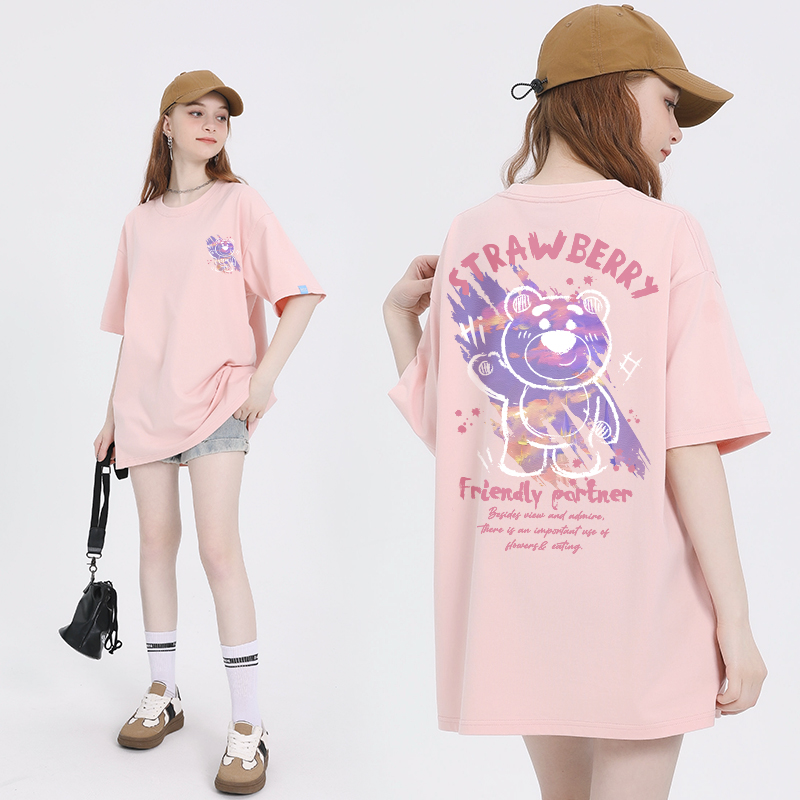 เสื้อผ้าวัยรุ่นเกาหลี เสื้อยืดวัยรุ่นผู้หญิง มีขนาด S M L XL