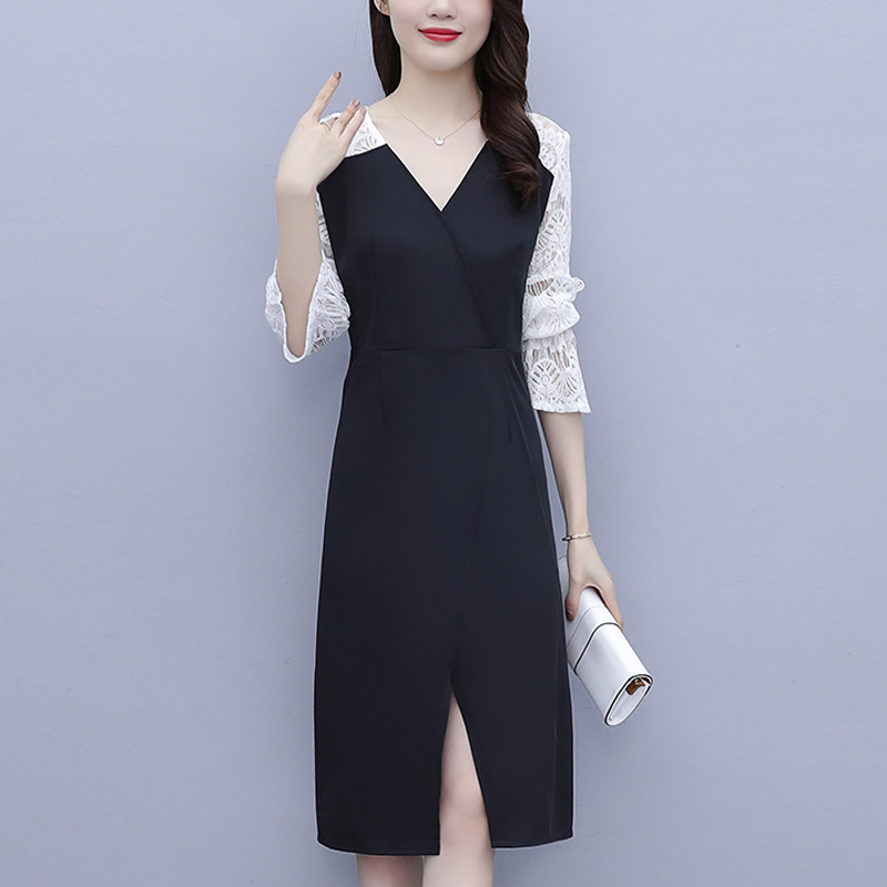 เดรสคนอ้วน มีไซต์ XL-5XL Beautiful Feet Fashion Shoes