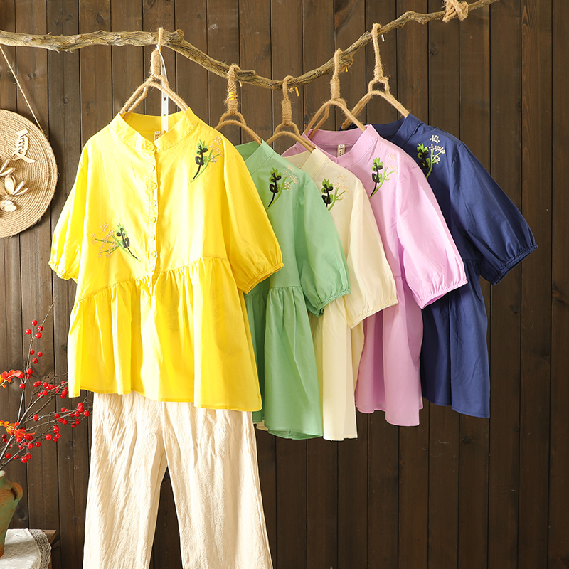 เสื้อลินิน เสื้อผ้าฝ้ายลินิน เสื้อเชิ้ตผ้าลินิน