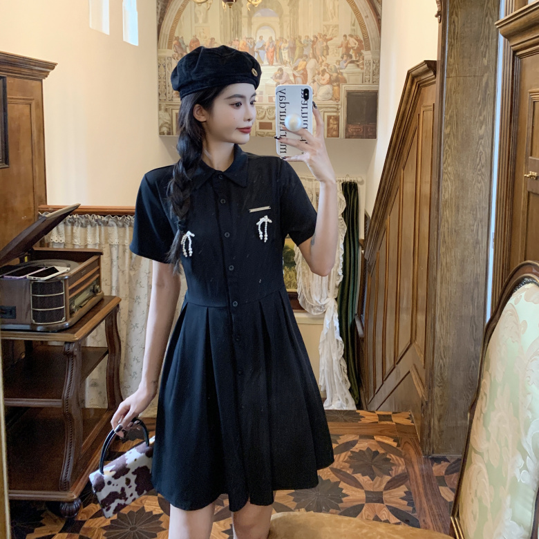 เดรสวัยรุ่น-เดรสคนอ้วนวัยรุ่น L-4XL(อก38-46 นิ้ว)