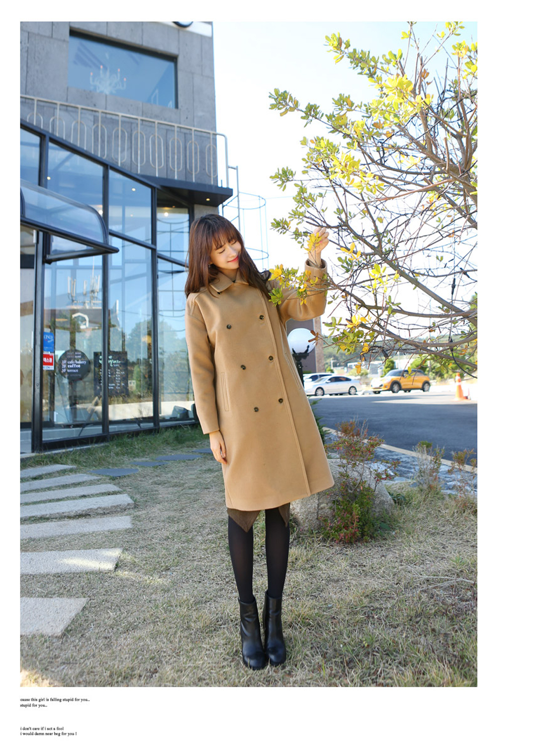 OverCoat เสื้อโค้ทกันหนาวตัวยาว สีน้ำตาล งานดี ผ้าวูลเนื้อดีเรียบไม่เป็นขุย บุซับในกันลมอย่างดี พร้อมส่ง