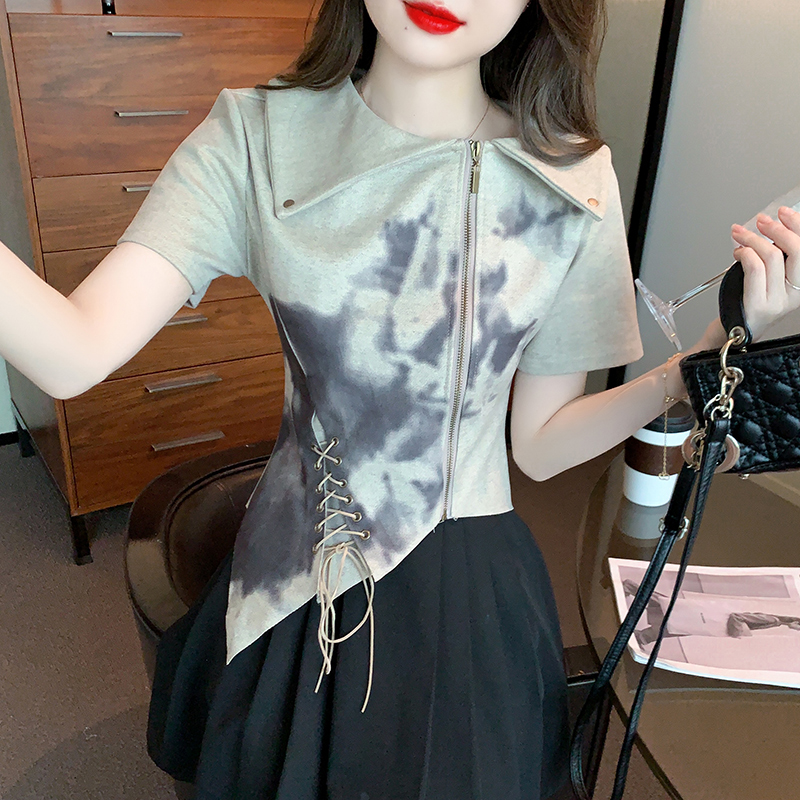 เสื้อผ้าวัยรุ่นเกาหลี เสื้อยืดวัยรุ่นผู้หญิง มีขนาด S M L XL
