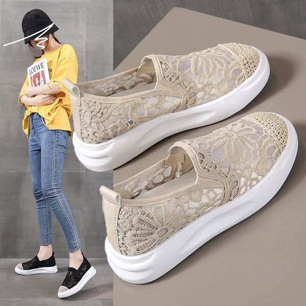 รองเท้าผ้าใบ รองเท้าลำลอง รองเท้าผ้าใบลำลอง รองเท้าแฟชั่นแบบสวม Slipper Shop