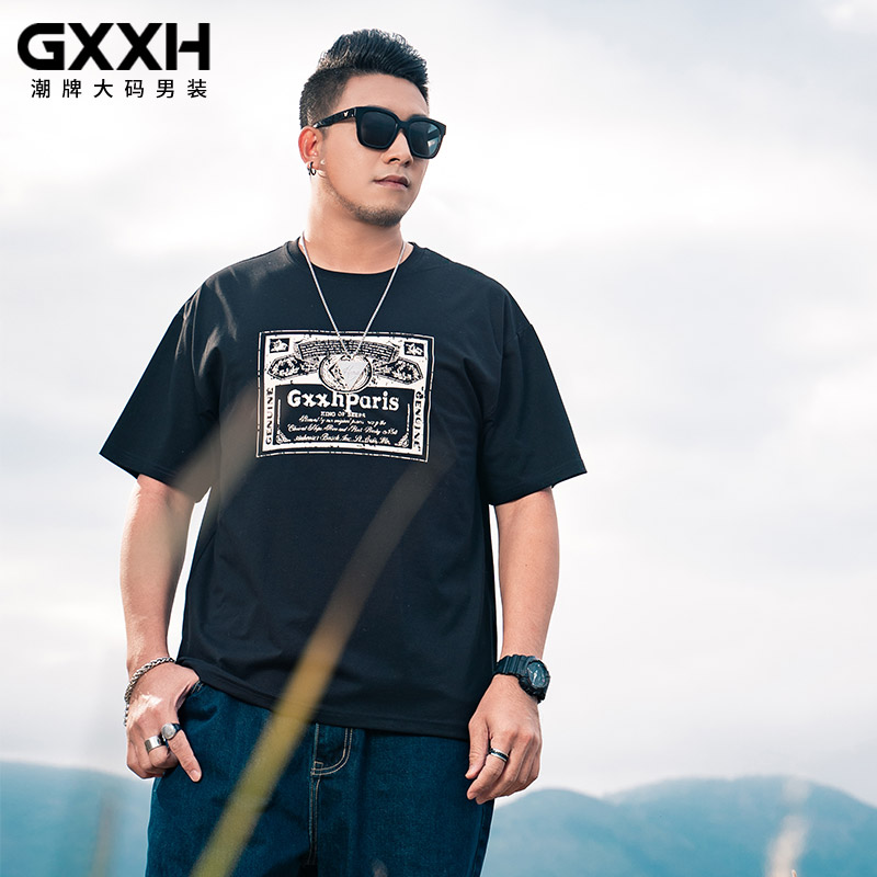 เสื้อยืดผู้ชายอ้วน S-5XL(อกเสื้อ39-51นิ้ว)