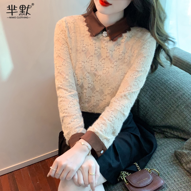 เสื้อลูกไม้ เสื้อเชิ้ตแขนยาว
