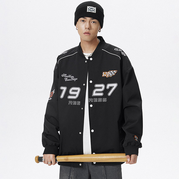 เสื้อแจ็คเก็ตเบสบอล เสื้อคลุม เสื้อแขนยาวสไตล์เกาหลี