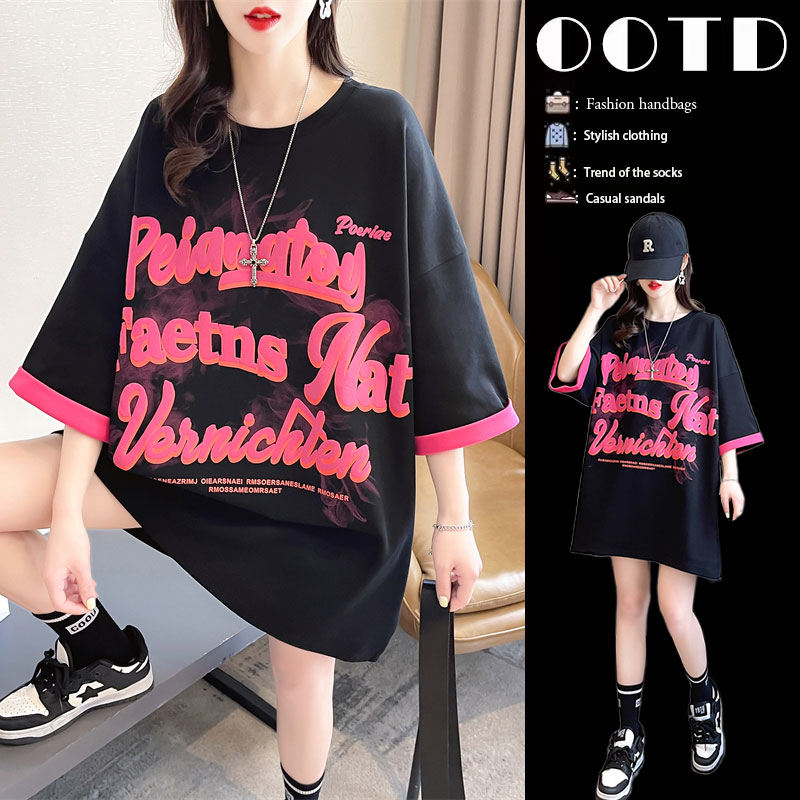 เสื้อยืดคนอ้วนแบบโอเวอร์ไซส์แบบ ulzzang fashion สนใจทักแชท