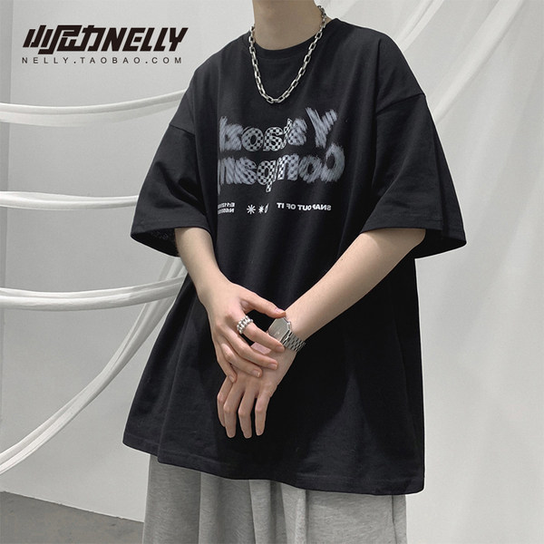 เสื้อยืดคอกลม ผู้ชาย เสื้อยืดผู้ชายเกาหลี เสื้อยืดเกาหลี แบรนด์ NELLY
