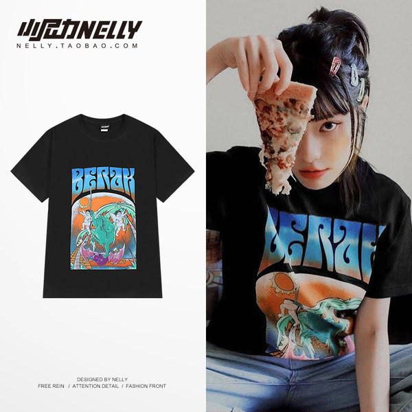 เสื้อยืดคอกลม ผู้ชาย เสื้อยืดผู้ชายเกาหลี เสื้อยืดเกาหลี แบรนด์ NELLY
