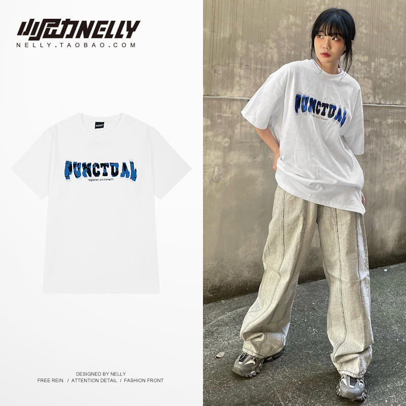 เสื้อยืดคอกลม ผู้ชาย เสื้อยืดผู้ชายเกาหลี เสื้อยืดเกาหลี แบรนด์ NELLY