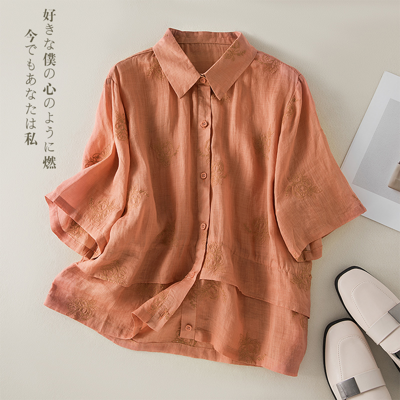 เสื้อลินิน เสื้อผ้าฝ้ายลินิน เสื้อเชิ้ตผ้าลินิน