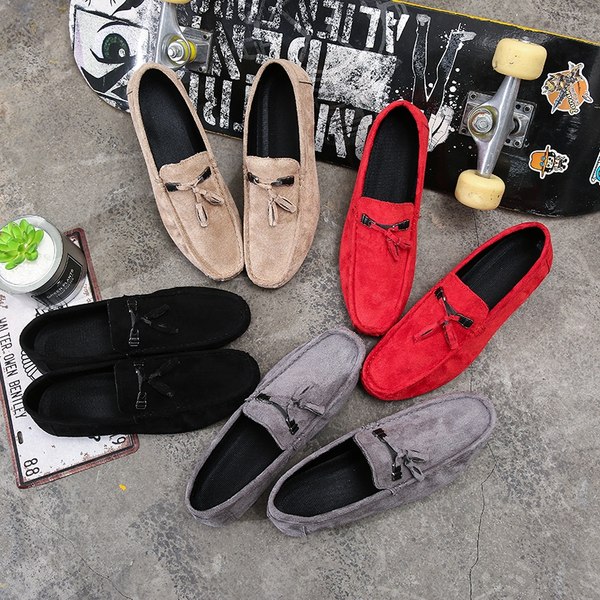 รองเท้าโลฟเฟอร์ชาย รองเท้าผู้ชาย รองเท้าแฟชั่นชาย รองเท้าหนังผู้ชาย Men Loafer Slip-On Shoes